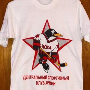 Pittsburgh Penguins Russian Affiliate 1993 1994 Shirt K567